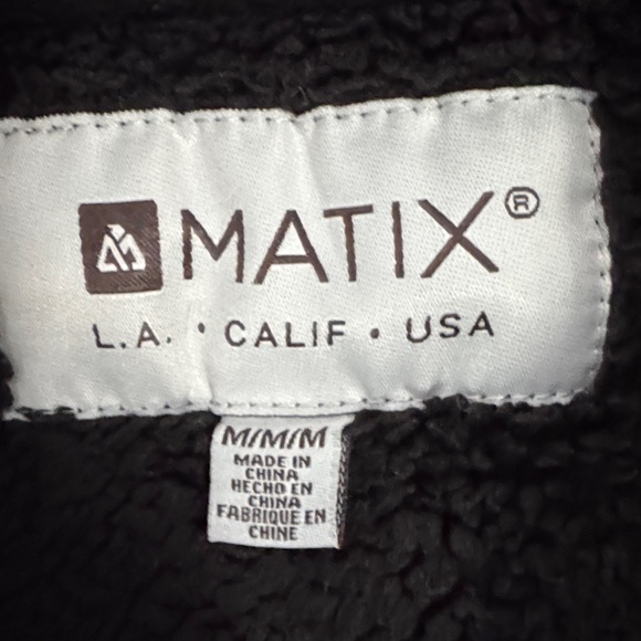 Matix Plaid Fleece Jacket - Picture 2 of 4